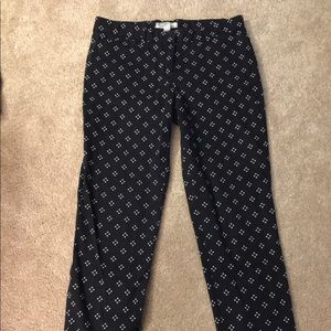 Gap cropped navy pants